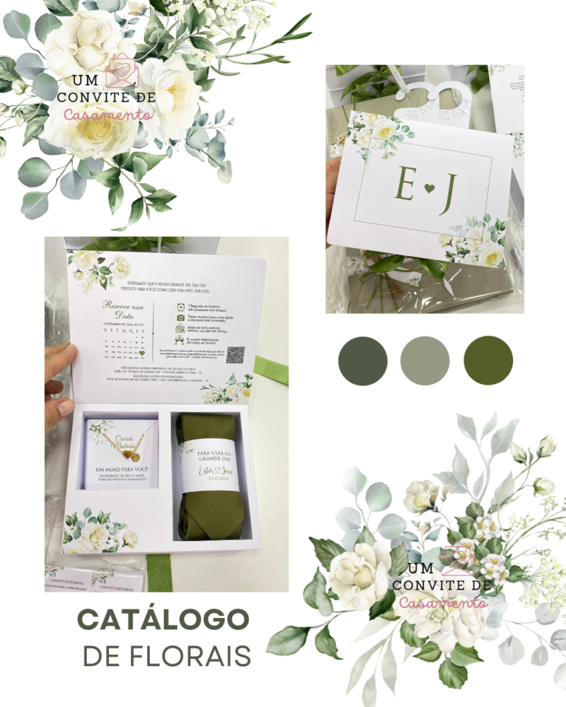 Verde oliva - Um Convite de Casamento